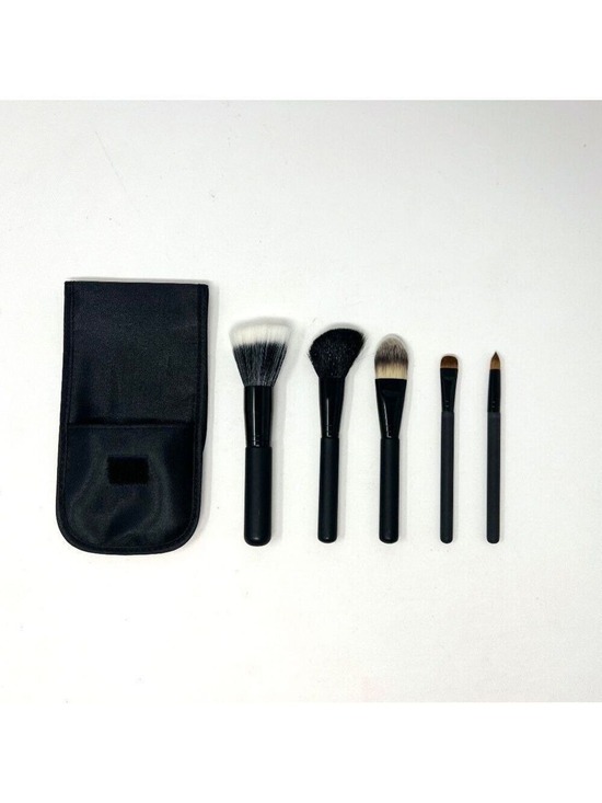 Makeup Madness Other - Face and Eye  Makeup Brush Set & Carry Bag New in box -  5  brush Travel set NEW